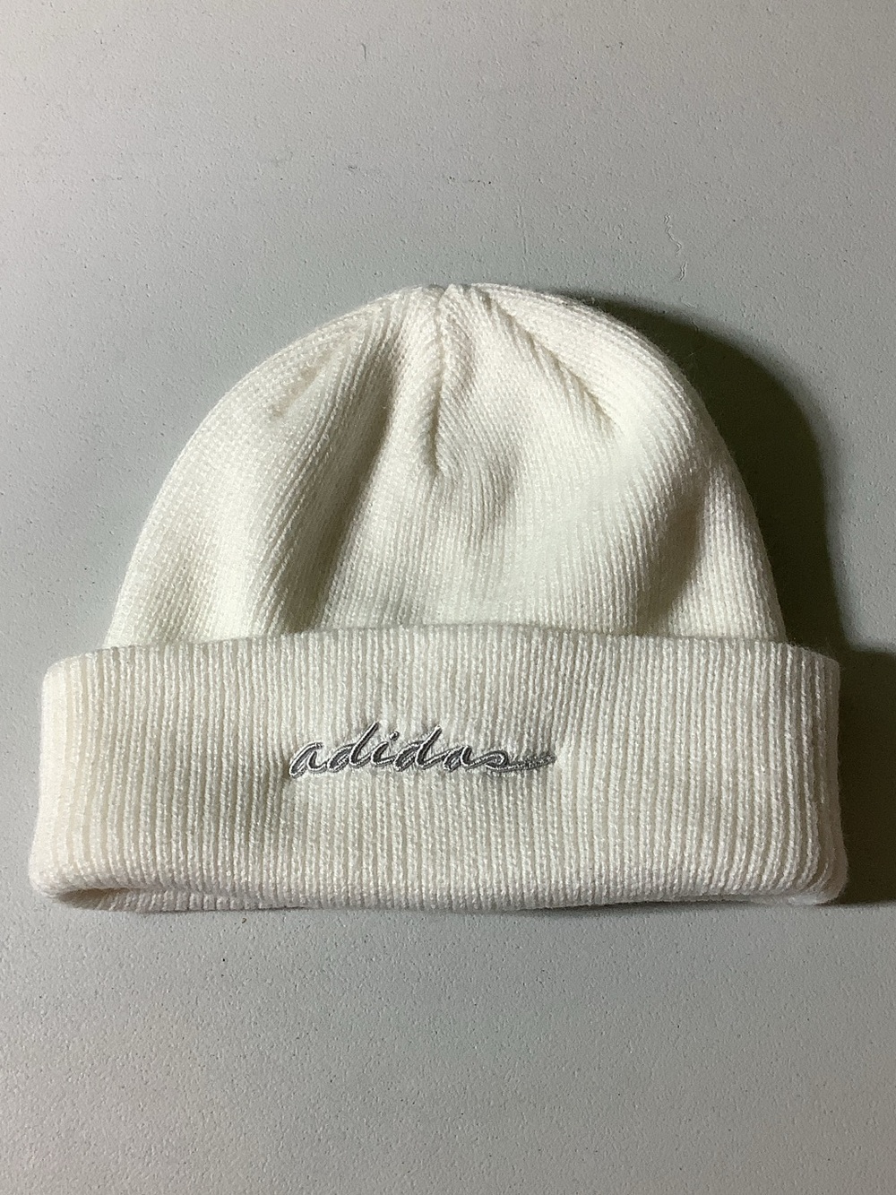 Adidas cream beanie